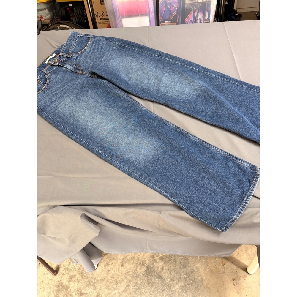 Levis Superlow Bootcut Jeans Womens 30x32 Medium Wash Blue Denim A7498-0008 - Picture 6 of 15